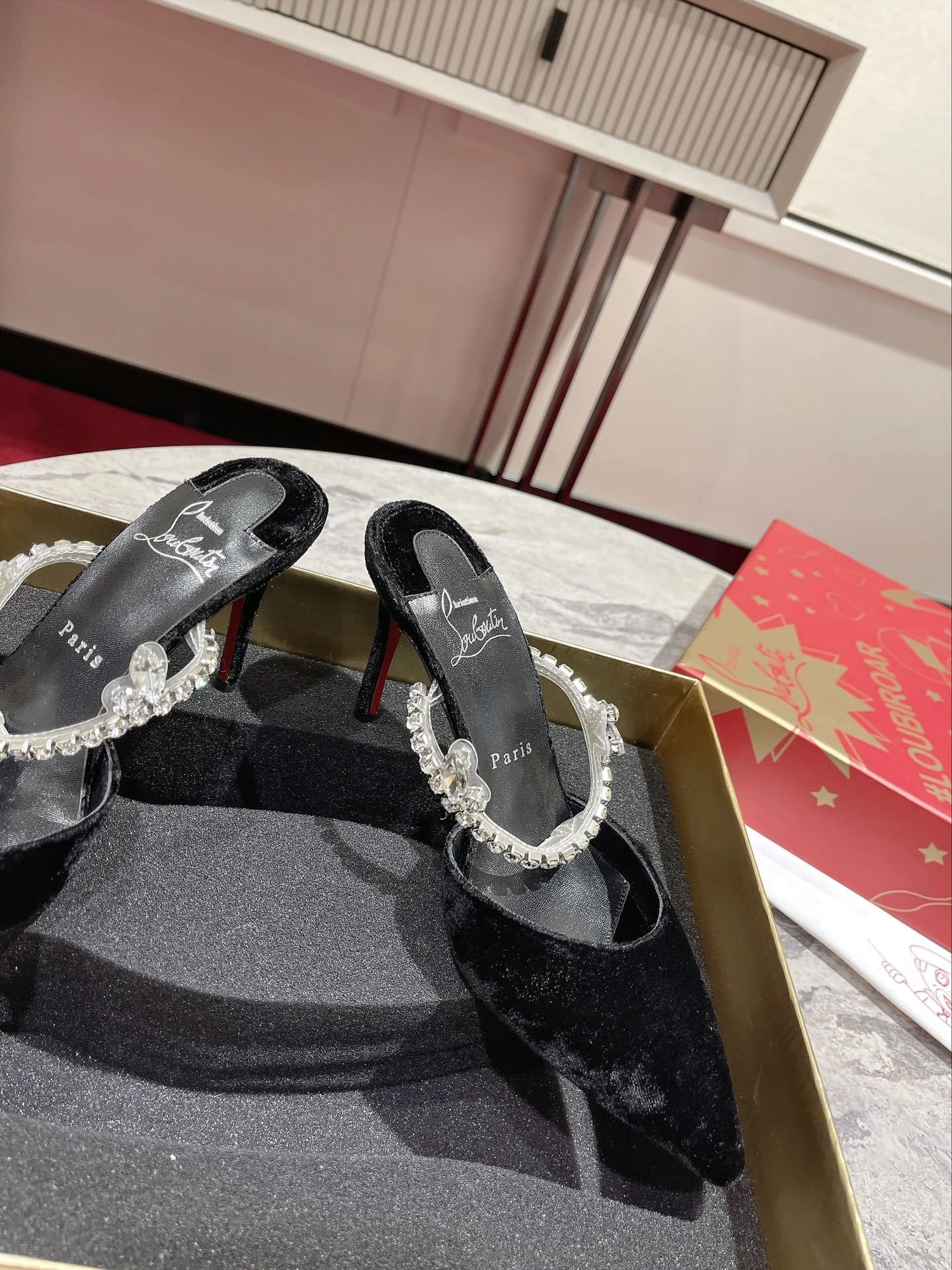 COCO---8ou2ou 3221235B439 Heel height：10CM、8.5CM、6.5CM（6.5CM Custom products are not returned or exchanged） item:D-X062E2033W